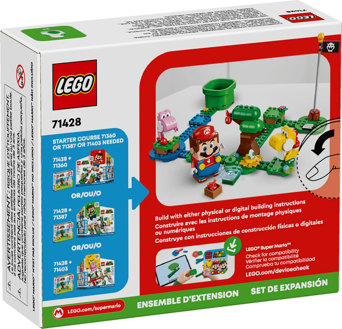 Building Toy Set with 2 Brick-Built Characters W555945