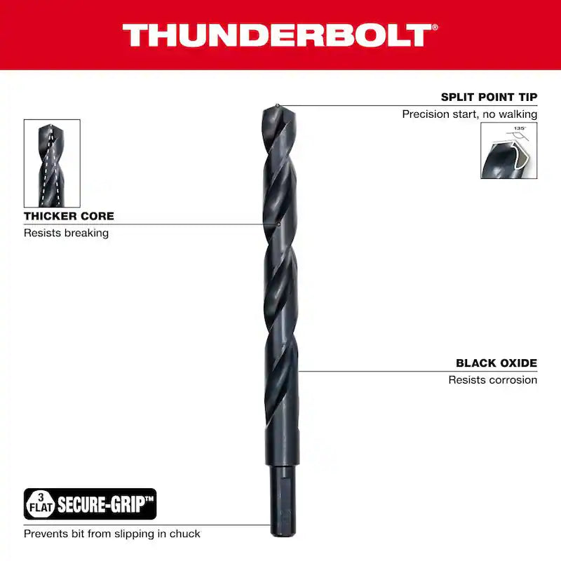 Black Oxide Drill Bit Set 15-Piece K8460