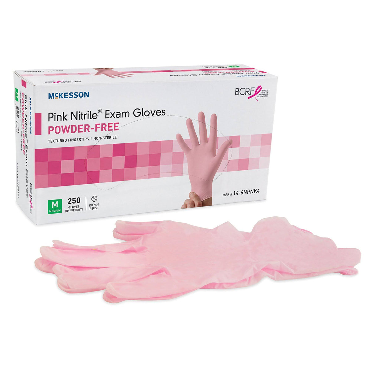 Pink Nitrile Exam Glove, X-Large, 2500 Each / Case U513029