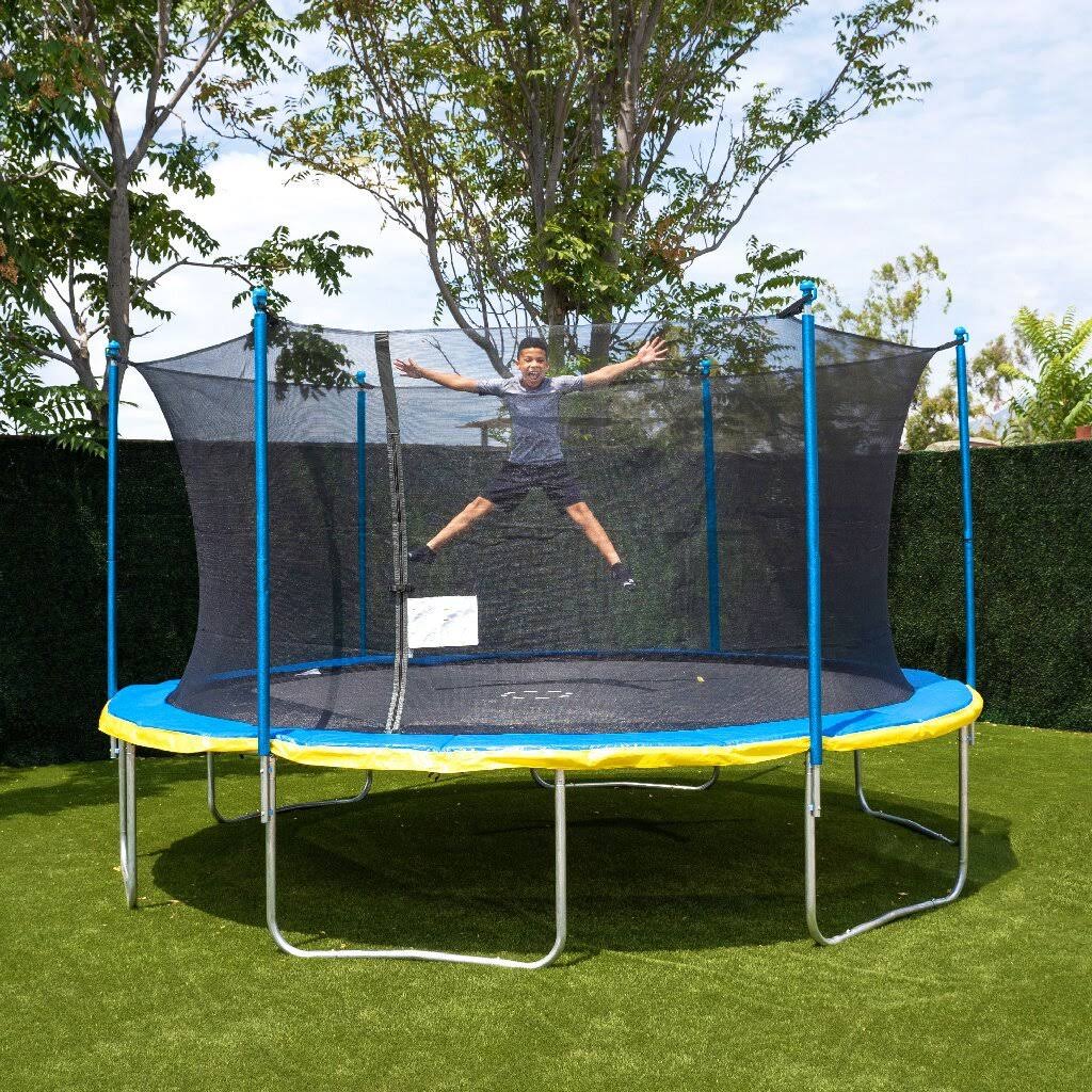15& Round Backyard Trampoline with Safety Enclosure R34532