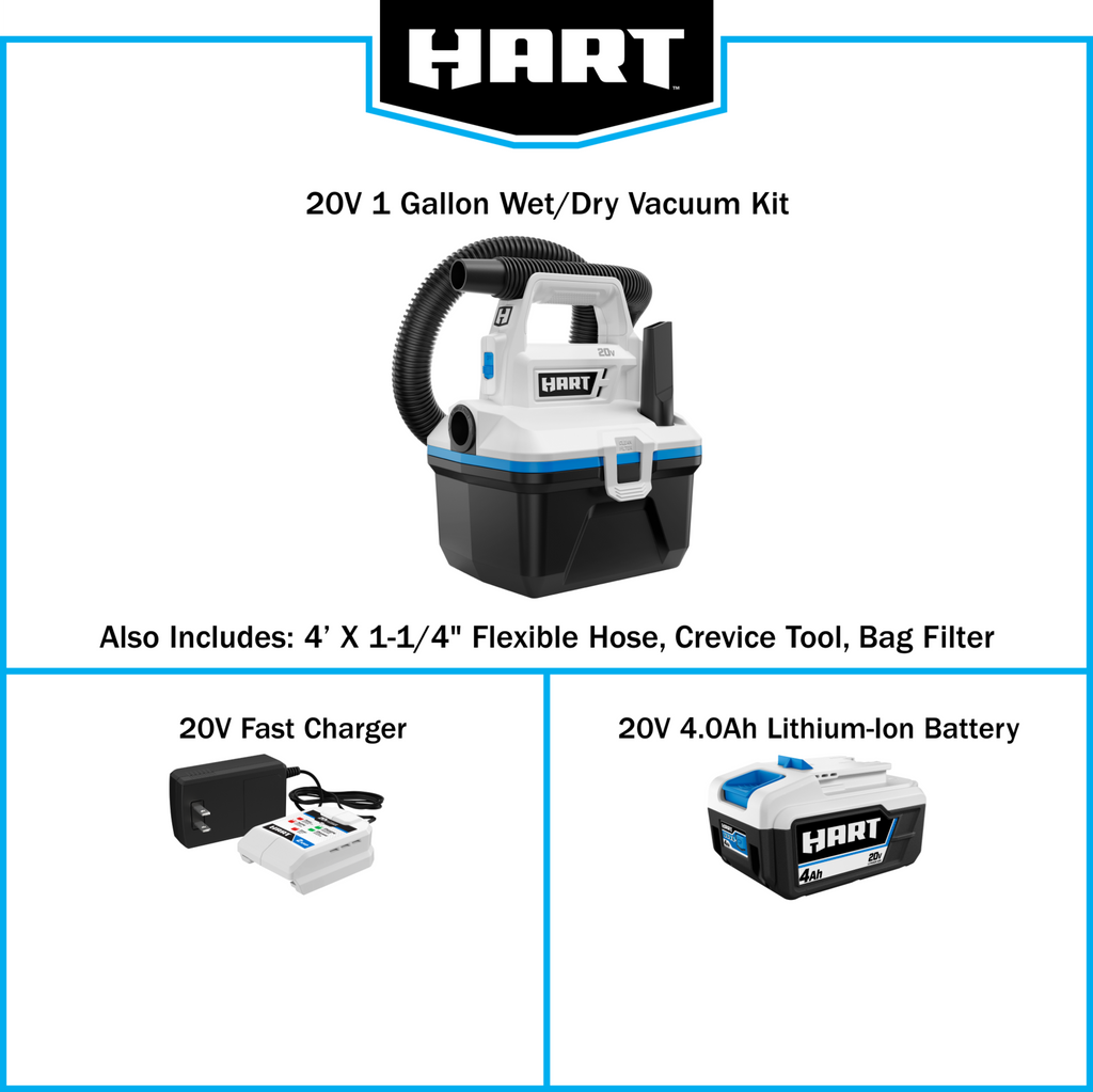 1 Gallon Wet/Dry Vacuum Kit X148718