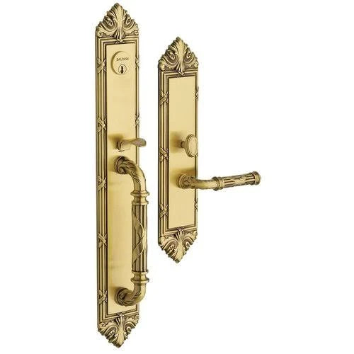 Satin Nickel Single Cylinder Mortise Handleset Trim Set X73086
