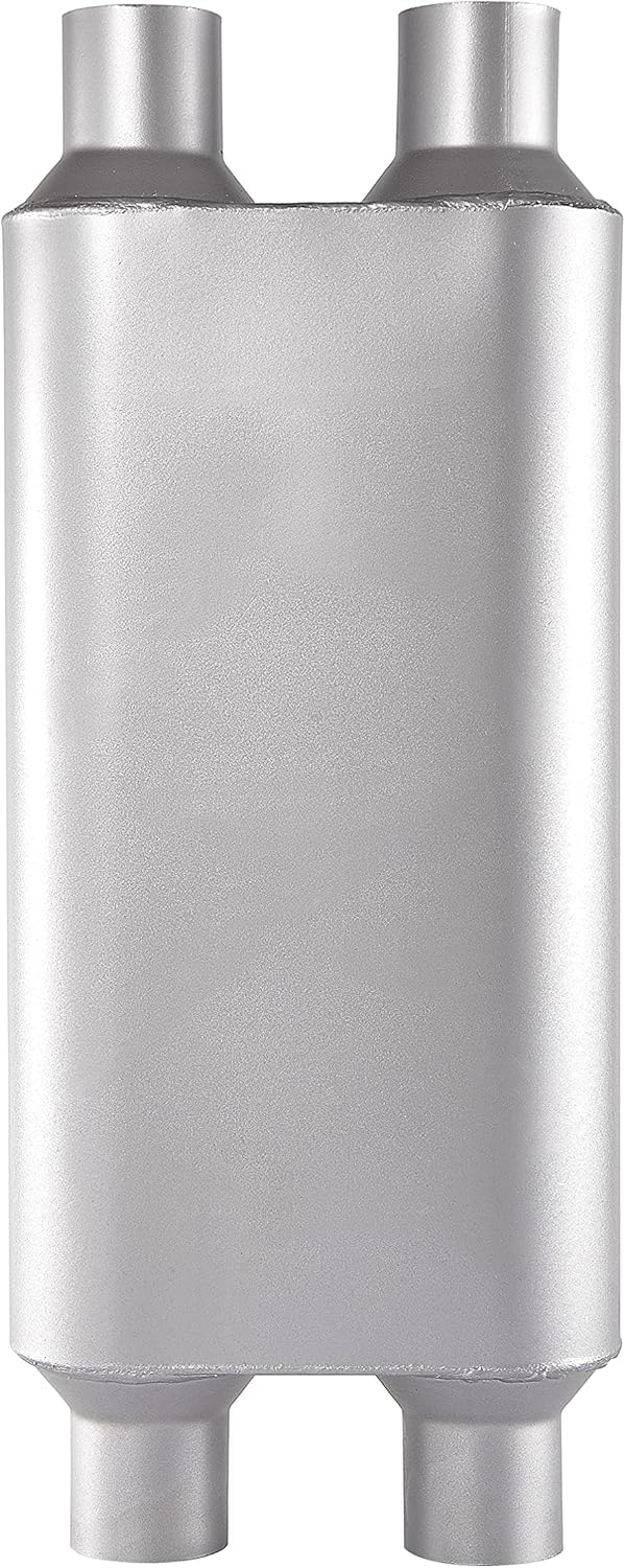 3 inch inlet/outlet 3 Chamber Performance Automotive Muffler Exhaust, Pack of 2 K480