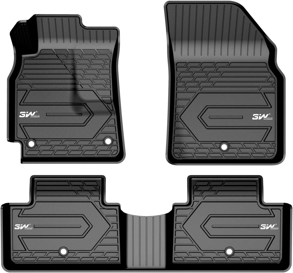 Black TPE All Weather Floor Liner Full Set Car Liners M7157