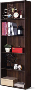 5-Shelf Wood Open Bookshelf R81240