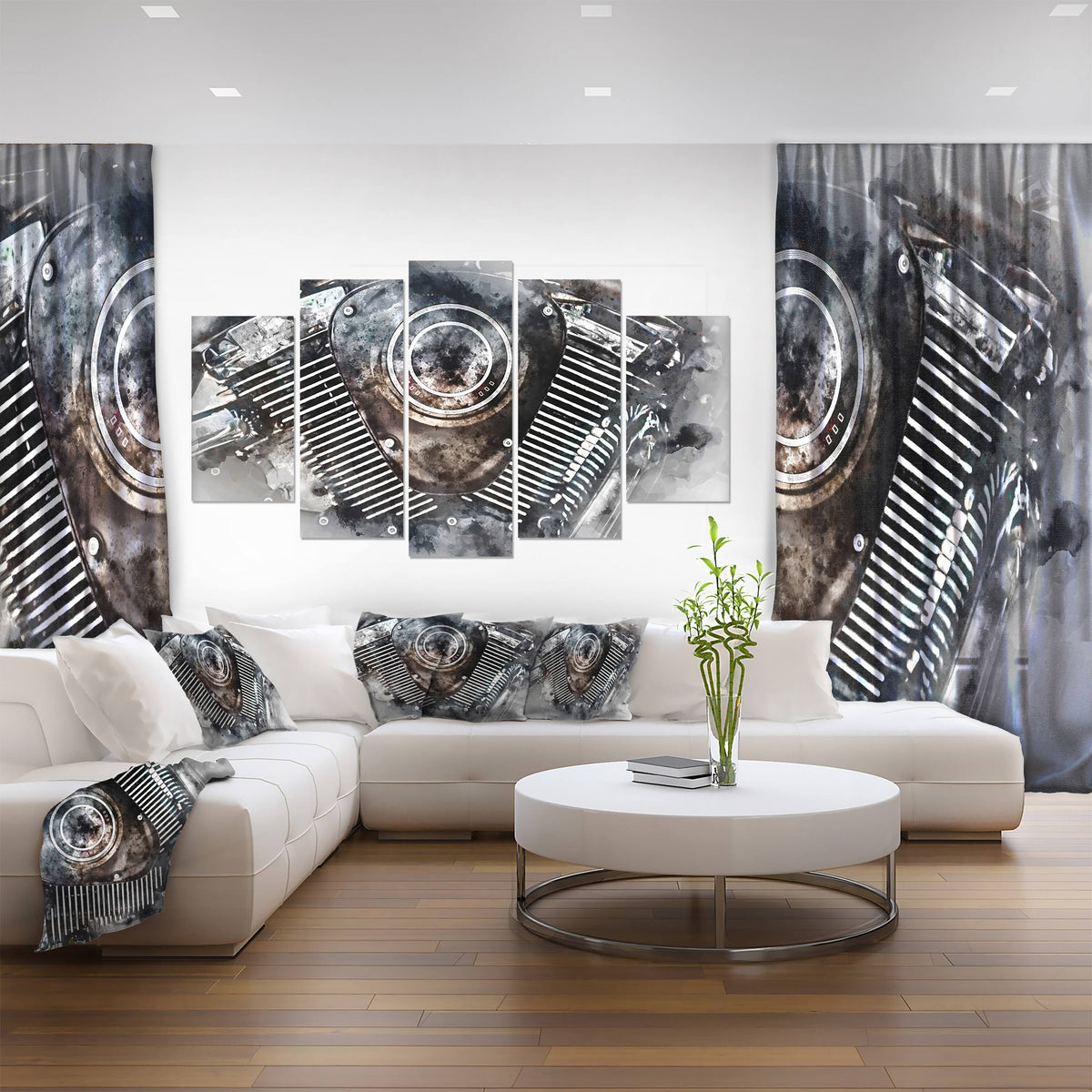 5 Panels Canvas Art Print L19022