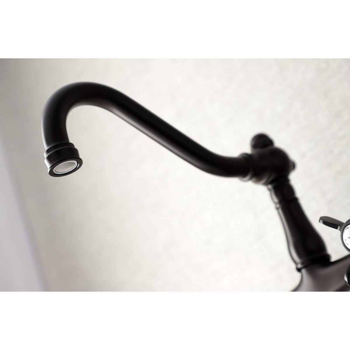 8x22 Center Wall Mount Bathroom Faucet, Oil Rubbed Bronze U6376