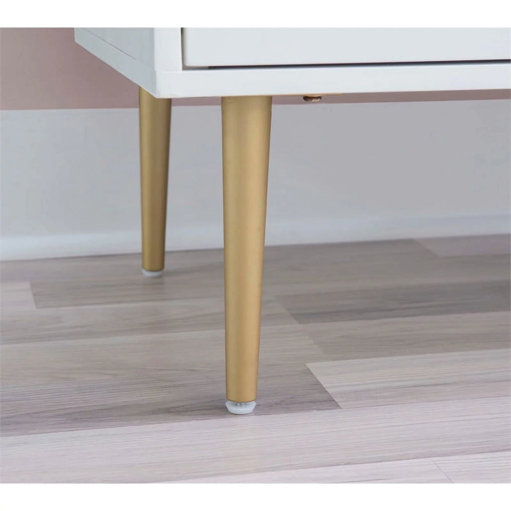 Wood Two Drawer Nightstand Set of 2 C16116