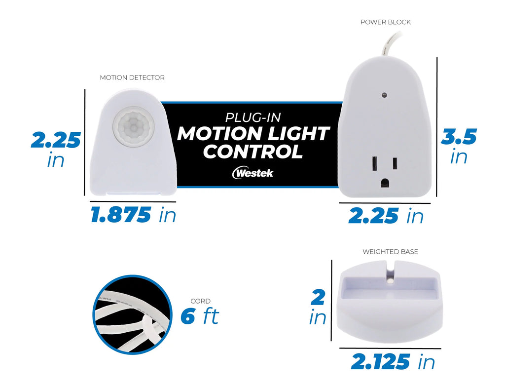 Indoor Plug-In Motion Activated Light Control V30126