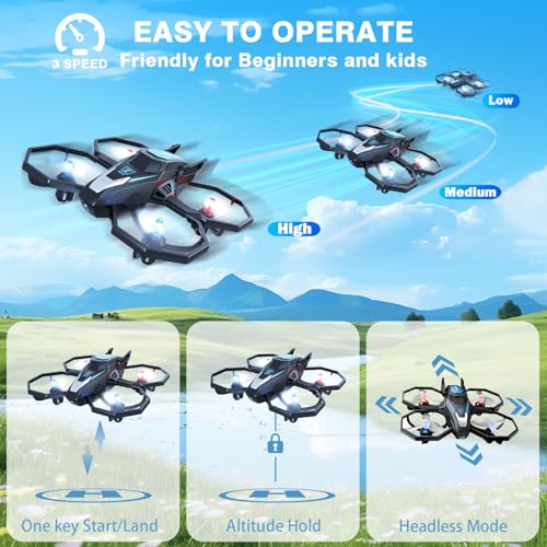 1080P FPV Camera Drone with 2 Batteries Y538
