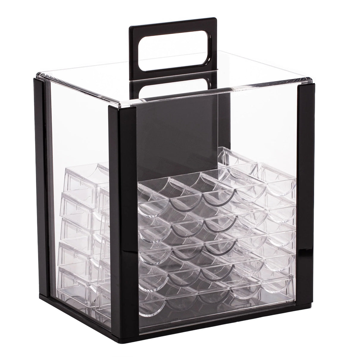 1,000 Ct 14g Clay Composite Poker Set with Acrylic Display Case A520948