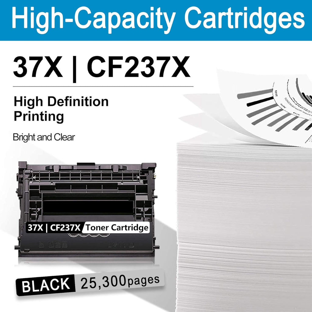 3 Pack Black Toner Cartridge for HP Enterprise M631 MFP M633fh M608dn M608x Flow MFP M632z Printer F714033