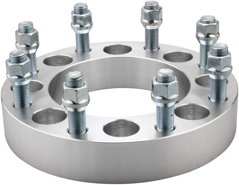 2PC 8x170 to 8x6.5 Wheel Adapters 1.5 Inch with 14x1.5 Studs Pack of 2 E2980