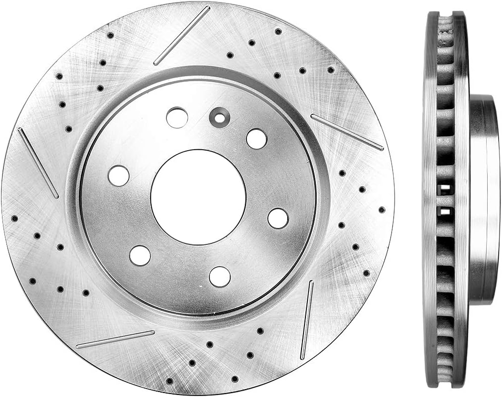 Front Premium Grade D/S 325 mm Rotors Set A498