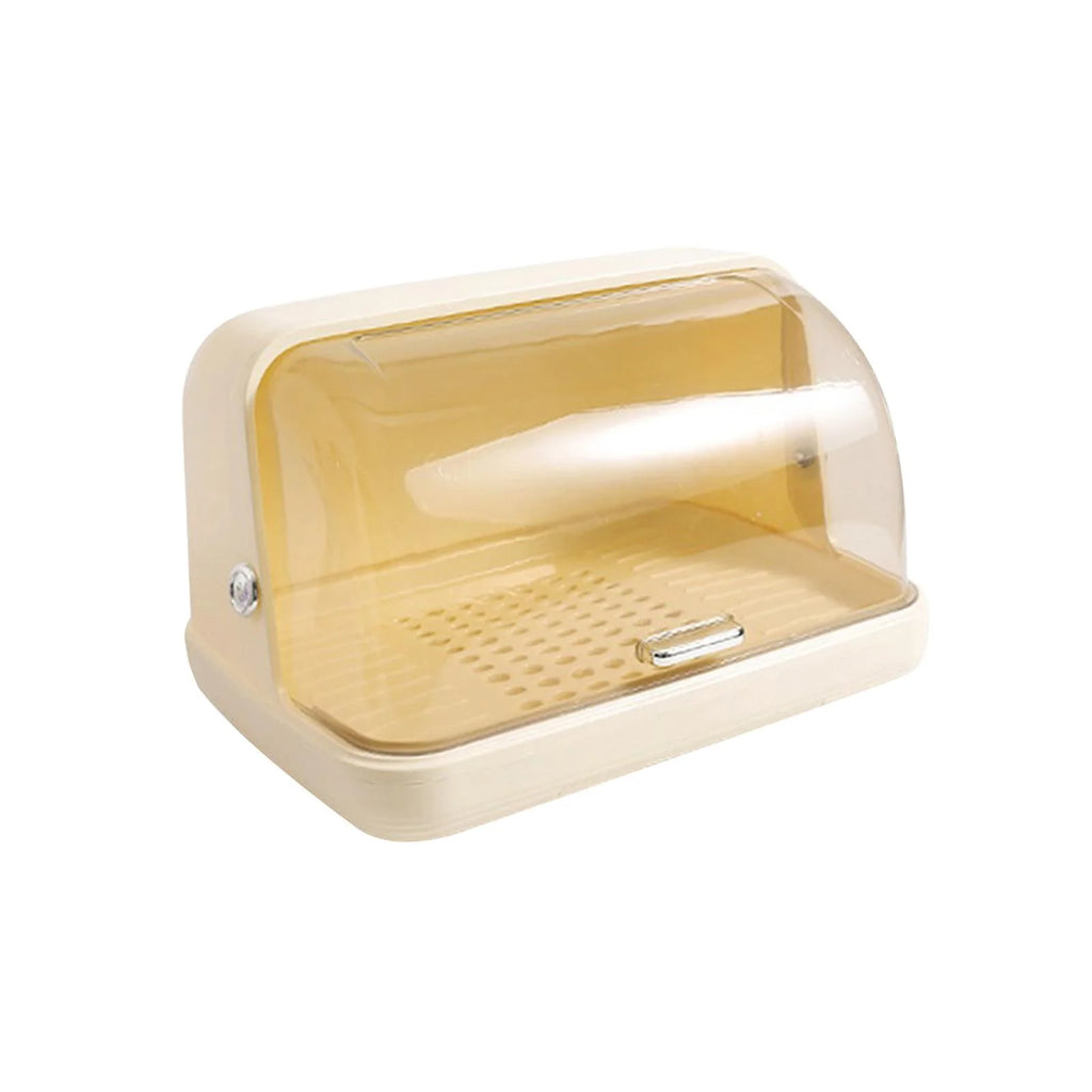 Creamy yellow Cup Storage Rack with Lid A7420