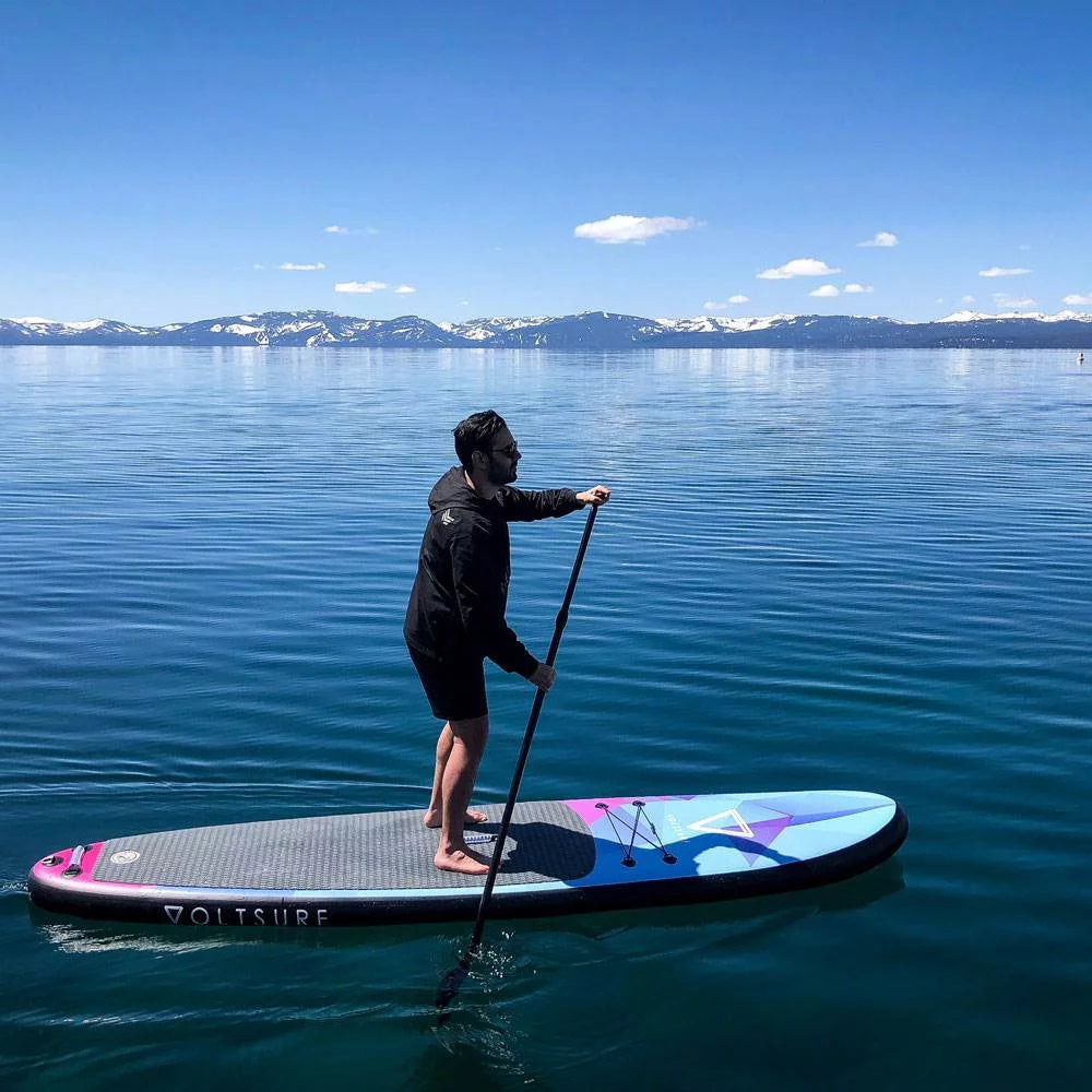 11 Foot Black Inflatable Stand Up Paddle Board Kit N5746