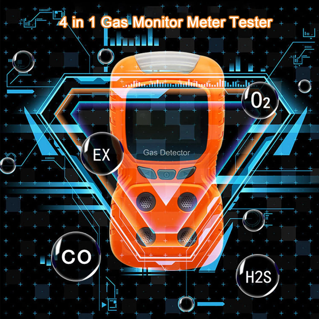 Portable Digital Rechargeable Gas Monitor H258