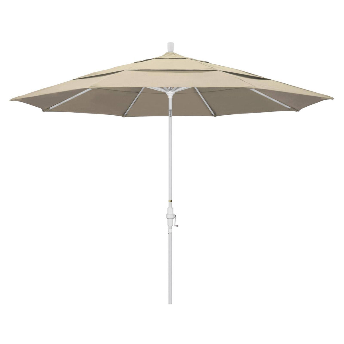 Antique Beige 11 ft. Aluminum Market Umbrella H795224