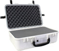 Waterproof Hard Case with Foam, White - 22.64 x 14.75 x 7.73 B51378