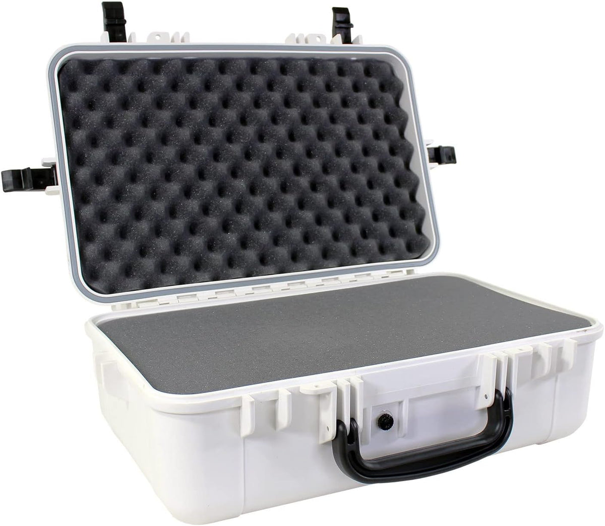 Waterproof Hard Case with Foam, White - 22.64 x 14.75 x 7.73 B51378