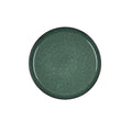 Stoneware Plate 21 cm Black Green R182