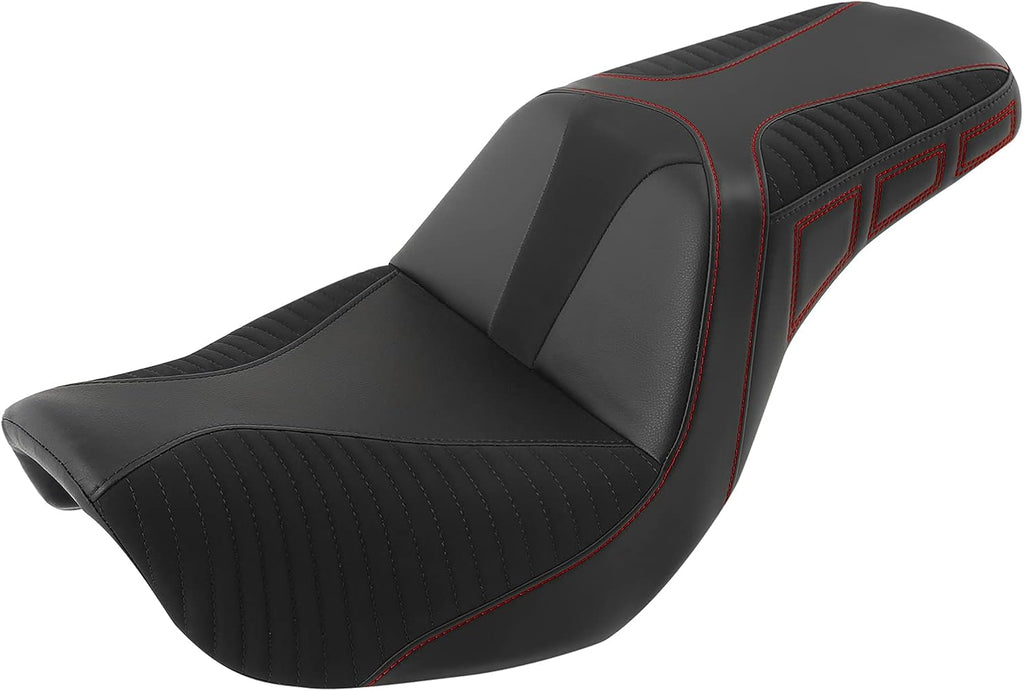 Red Stitching Motorcycle Seat M681