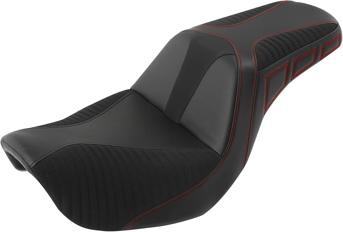 Red Stitching Motorcycle Seat M681